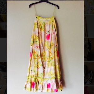 DVF RARE  spring colorful summer floral dress NWT